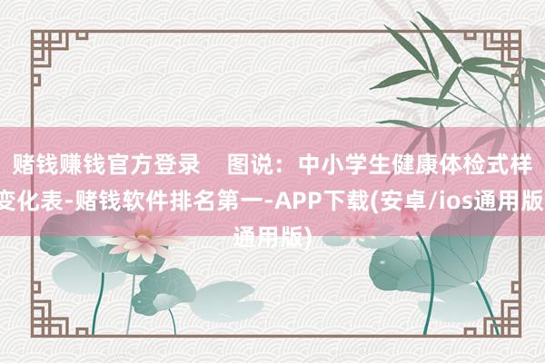赌钱赚钱官方登录    图说：中小学生健康体检式样变化表-赌