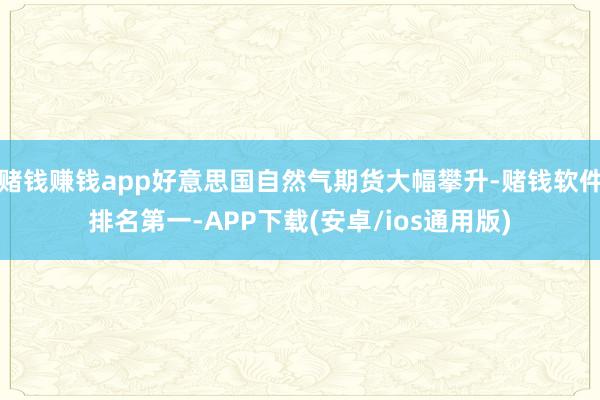 赌钱赚钱app好意思国自然气期货大幅攀升-赌钱软件排名第一-