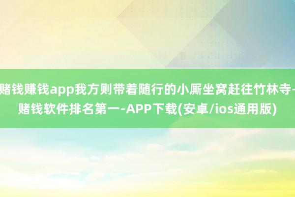 赌钱赚钱app我方则带着随行的小厮坐窝赶往竹林寺-赌钱软件排