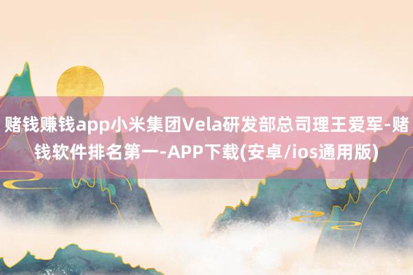 赌钱赚钱app小米集团Vela研发部总司理王爱军-赌钱软件排名第一-APP下载(安卓/ios通用版)