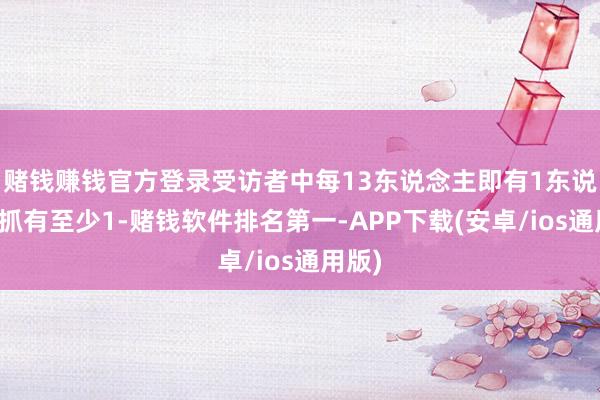 赌钱赚钱官方登录受访者中每13东说念主即有1东说念主抓有至少1-赌钱软件排名第一-APP下载(安卓/ios通用版)